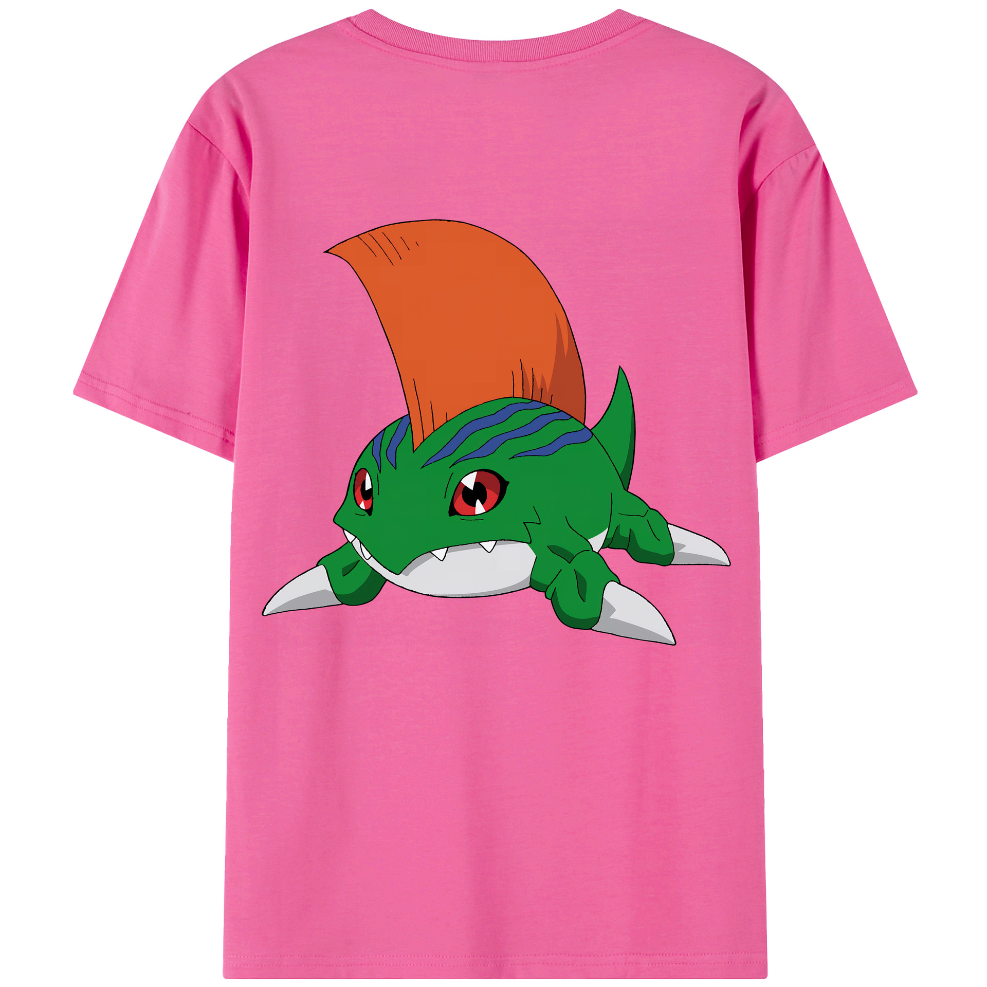 （画像用） Digimon デジタルモンスター/デジモン レディース半袖Tシャツ(バックプリント)